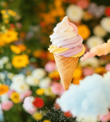 AI Production Frozen Yogurt Commercial GIF
