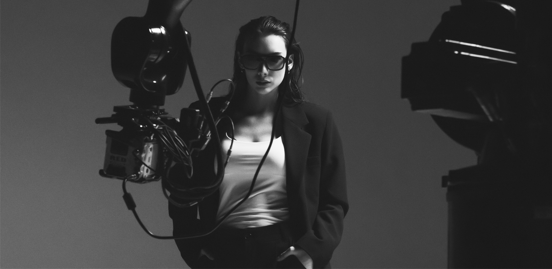 Black and White 1800x877 Motion Control Fashion Commercial Production Contact Page Still