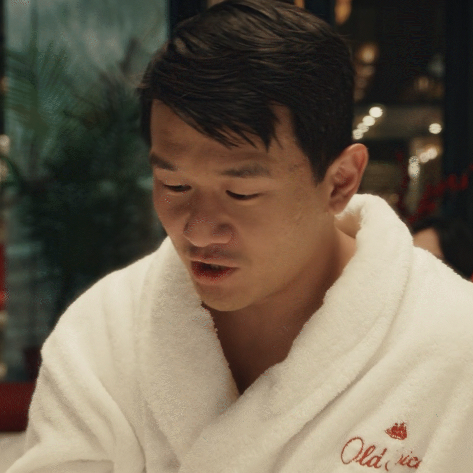 Old Spice Body Wash Commercial With Ronny Chieng Main Page GiF